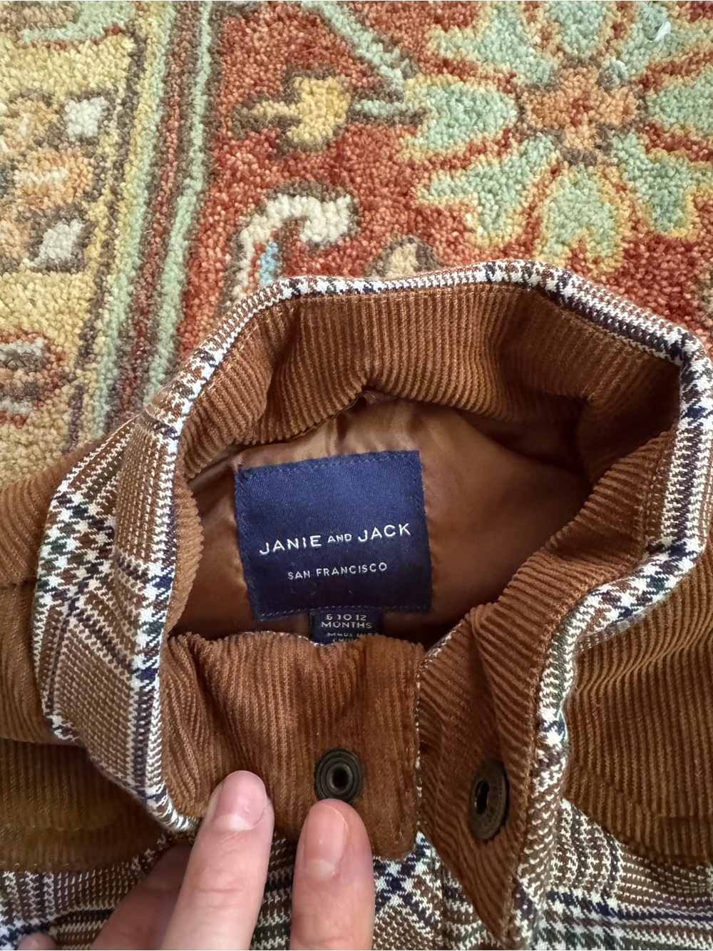 Janie and Jack The Western Plaid Vest - Picture 2 of 4